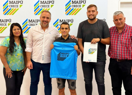 Matías Riveros, el atleta maipucino que viajará a Turquía para competir