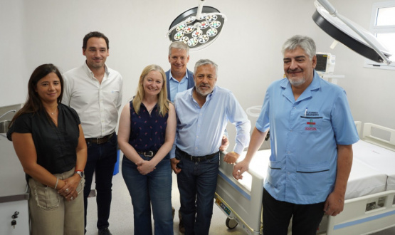 Cornejo inauguró la remodelación del Hospital Enfermeros Argentinos de General Alvear